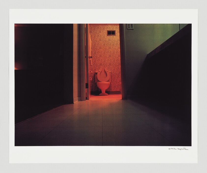 Untitled (Toilet with Red Light)