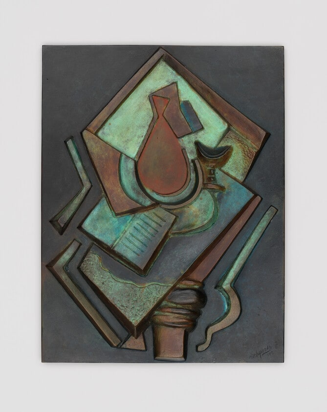 Still Life with Book and Vase on Table