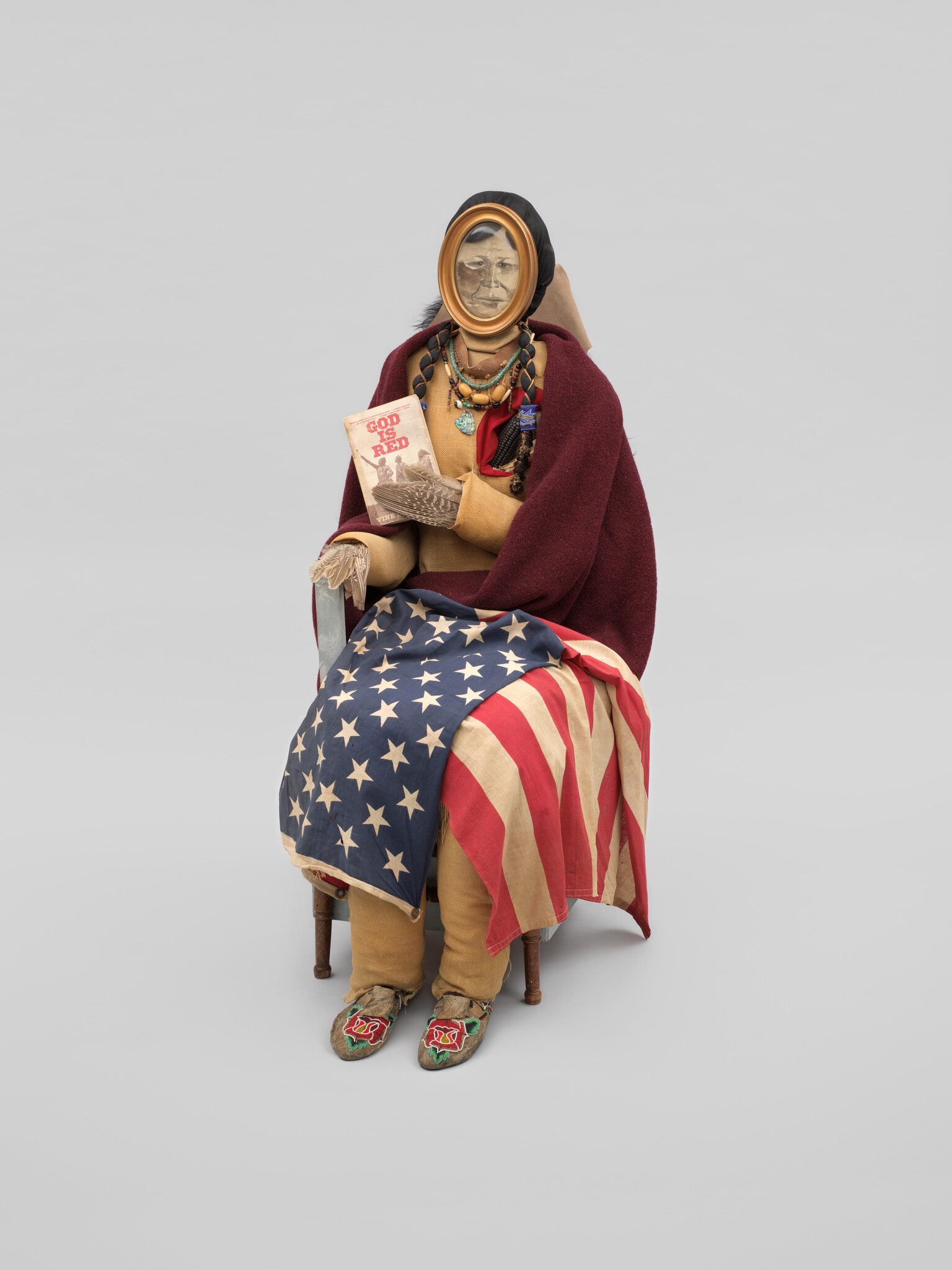 Indian Madonna Enthroned