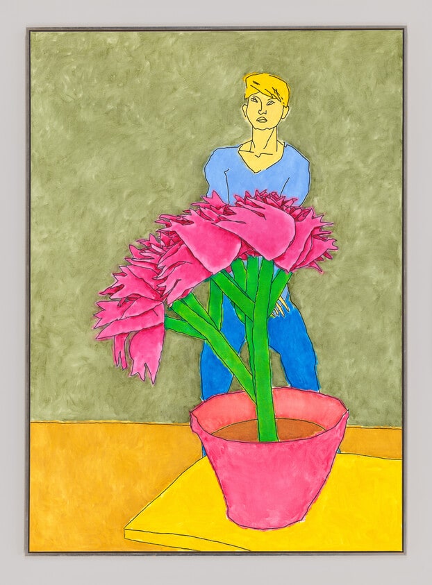 Susan with Plant