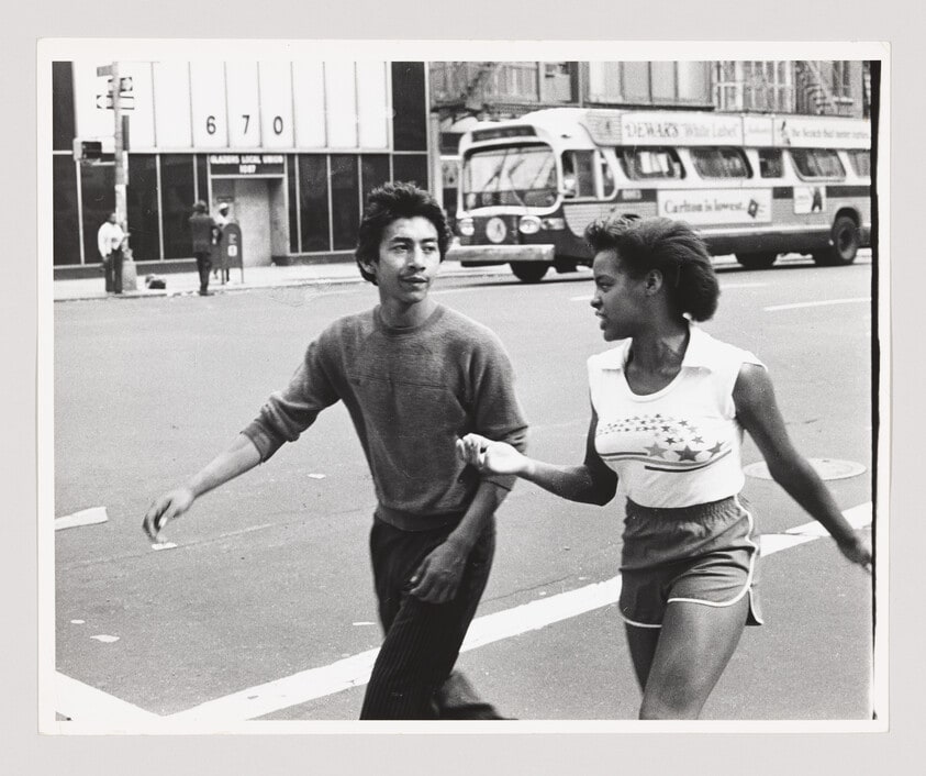 Untitled, New York (couple walking in street)