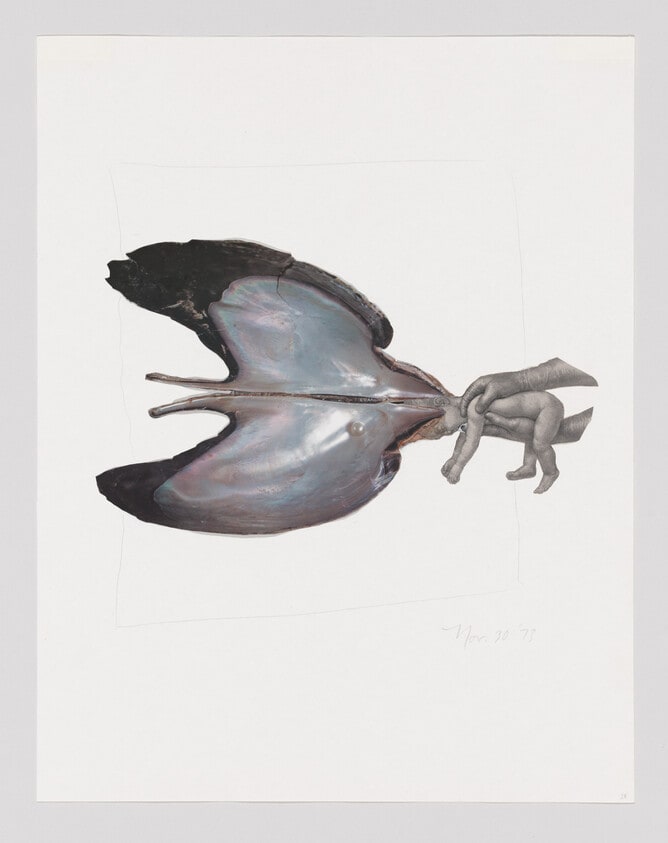 Untitled (clam shell/birth), November 30, 1973