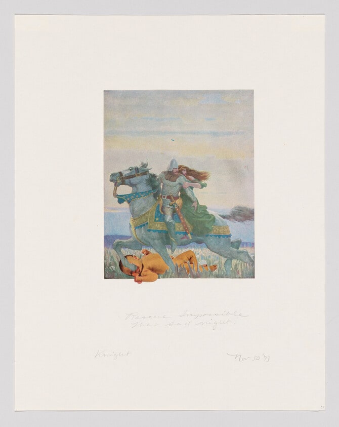Untitled (horse tramples baby), 1973