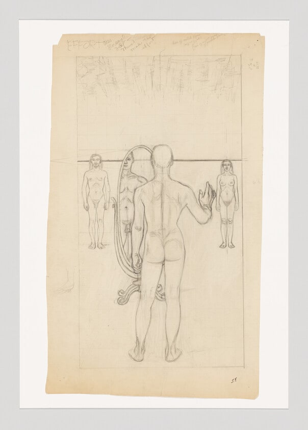 Study for Face to Face