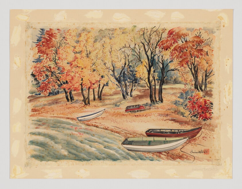 Autumn Brocades (Winnipesaukee Lake, New Hampshire)