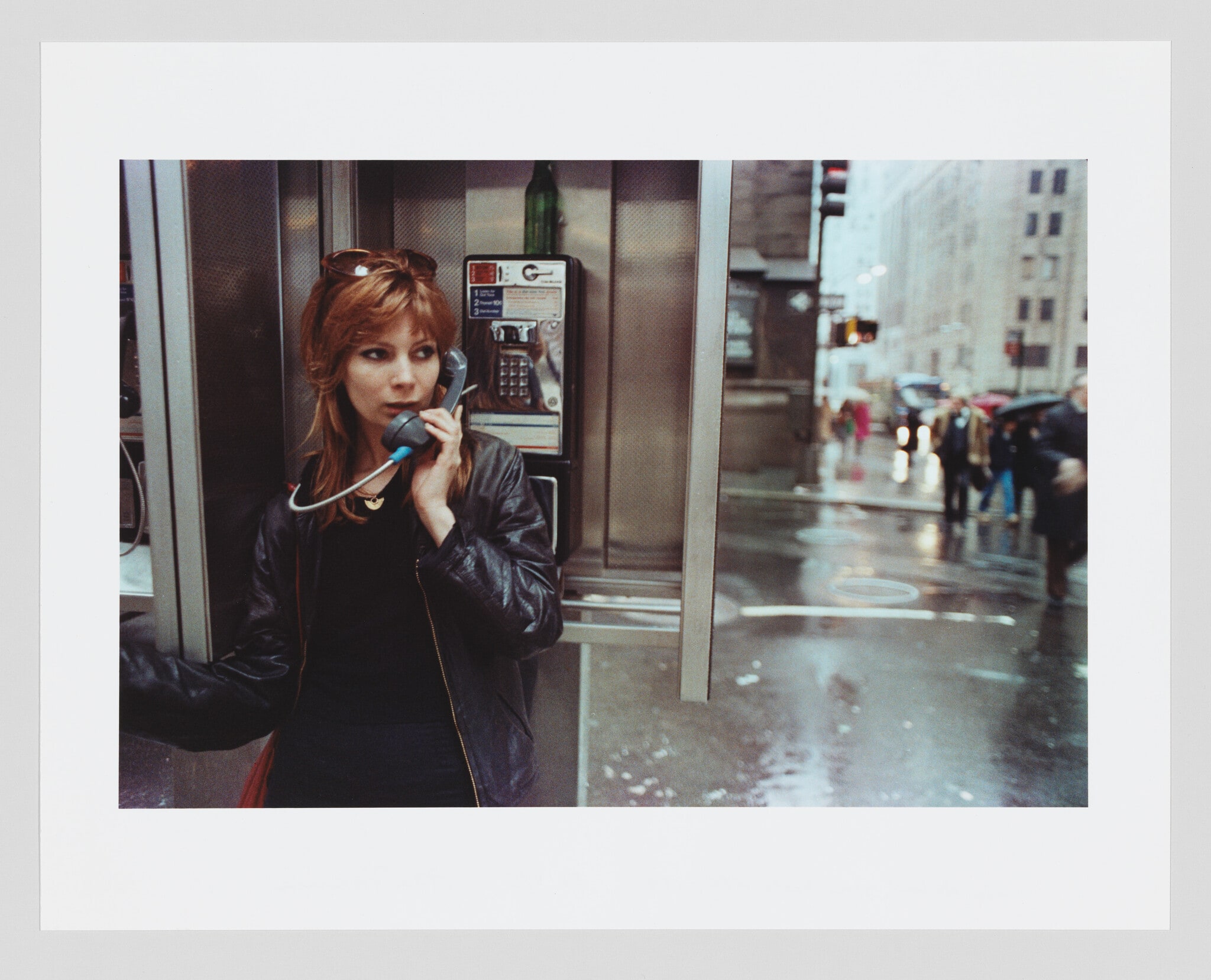 Cady Noland, phone booth, NYC