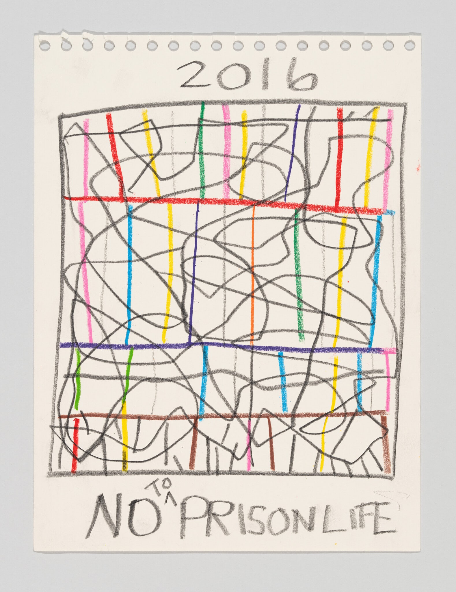 Untitled, (No to Prison Life)