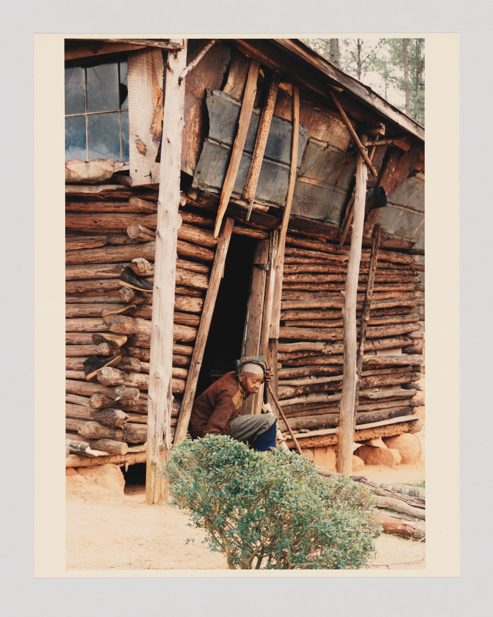 Mary Lou Furcron House With Lady #32 (Lady With A Stick)