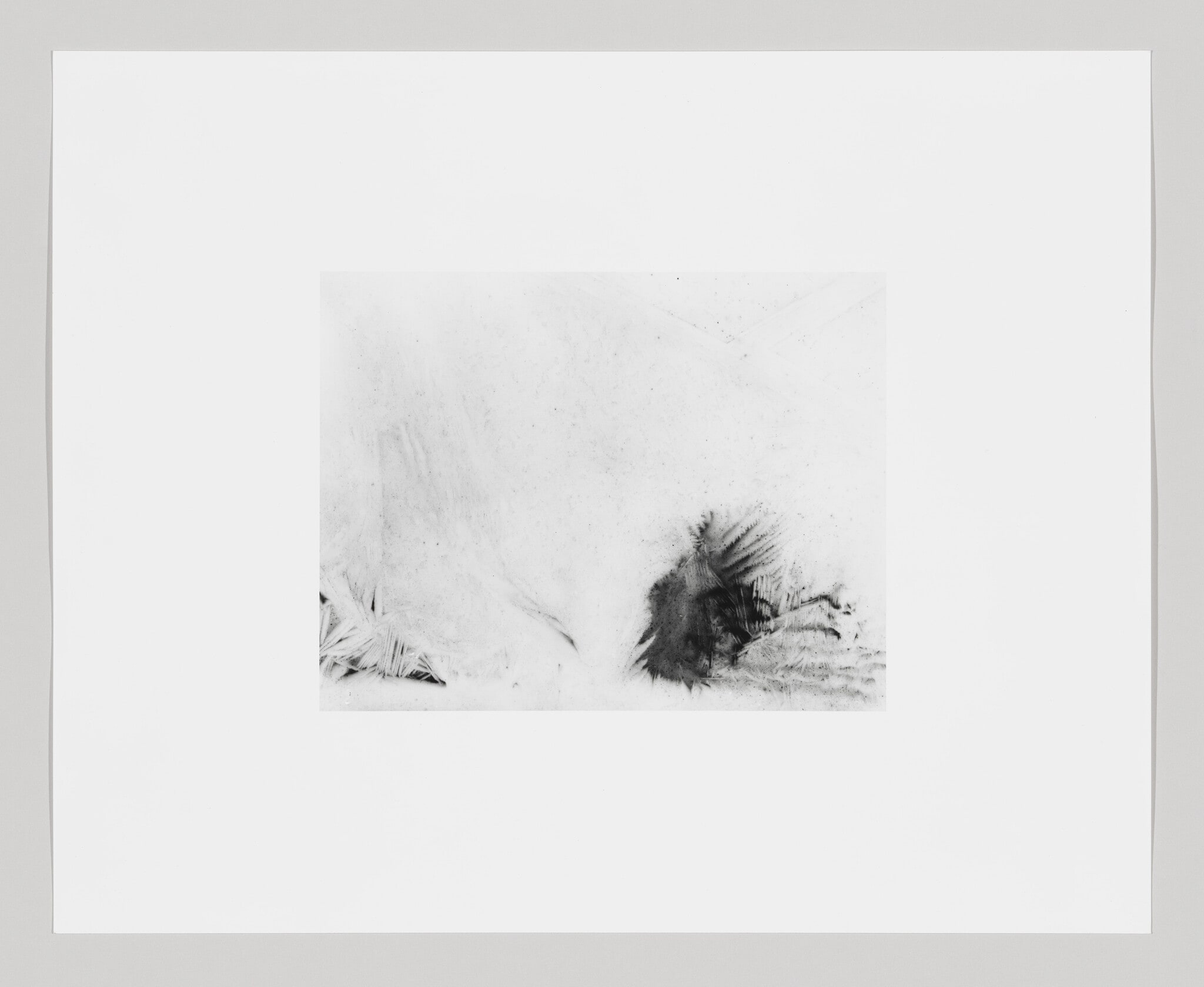 Bend the rays more sharply (Photographic print made from a negative embedded in ice at increments of ten degrees between zero and ninety.) No. 7 of 10