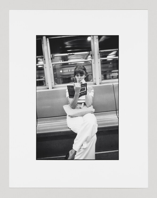 Untitled, New York City (woman on subway)