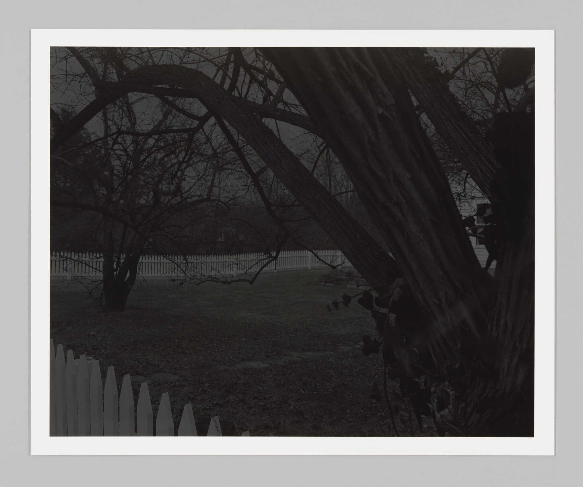 Night Coming Tenderly, Black: Untitled #21 (Farmhouse and Picket Fence II)