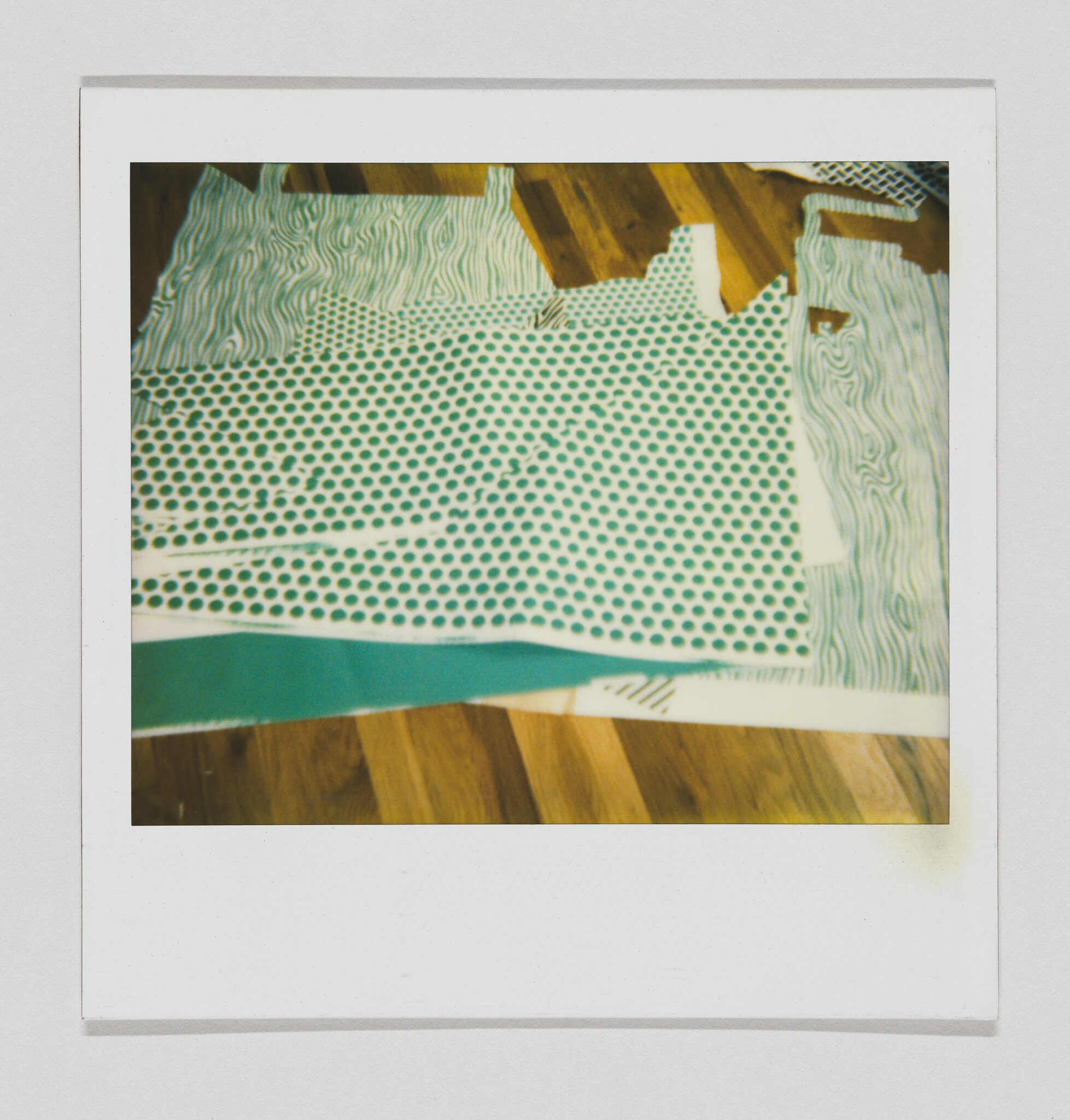 Untitled [painted and printed papers]