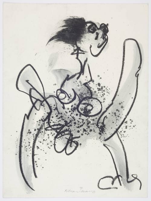 Abstract Nude Figure