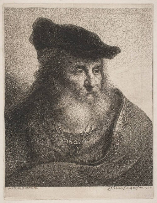 Bust of an Old Man in a Cap