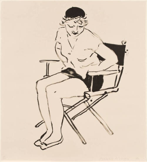 Celia in Director's Chair