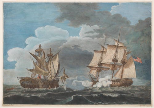 The Defeat and Capture of HMS Macedonian by USS United States under the Command of Captain Stephen Decatur, 24 October 1812