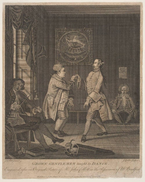 Grown Gentlemen Taught to Dance