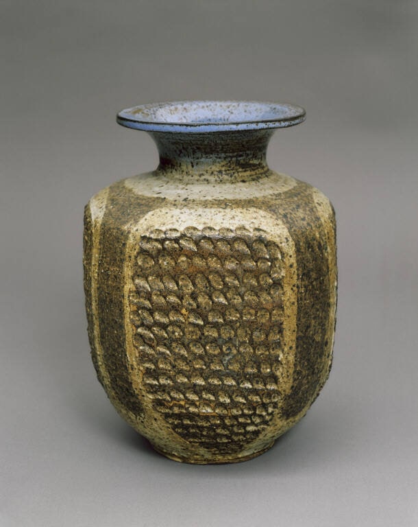 Square and Textured Vase