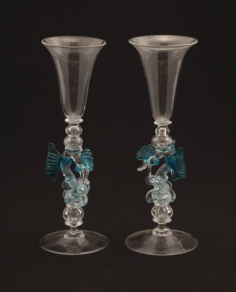 Venetian Style Dragon Goblet