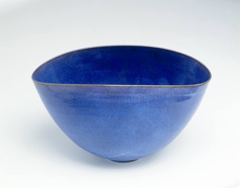 Lapis Lazuli Glazed Bowl (#7548)
