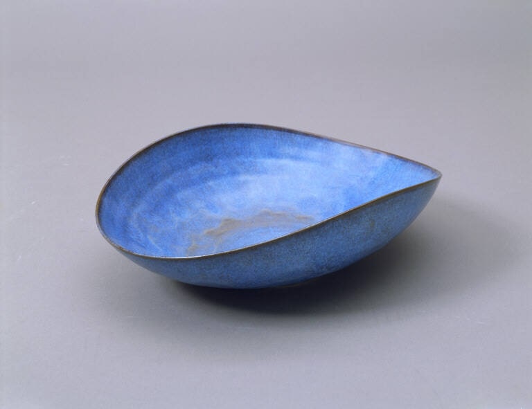 Lapis Lazuli Glazed Bowl (#8503)