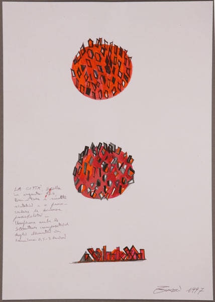 Working Drawing for "La Citta" Series