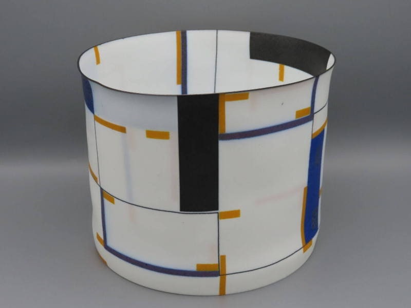 Cylinder #5 Blue Yellow Black