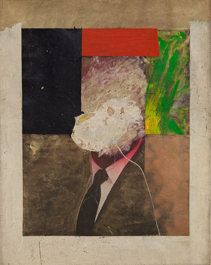 Boris Lurie, Altered Man (Cabot Lodge), 1963