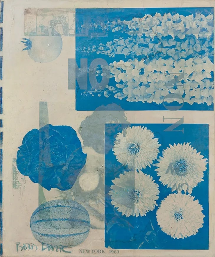 Boris Lurie, NO Poster (Flowers), 1963