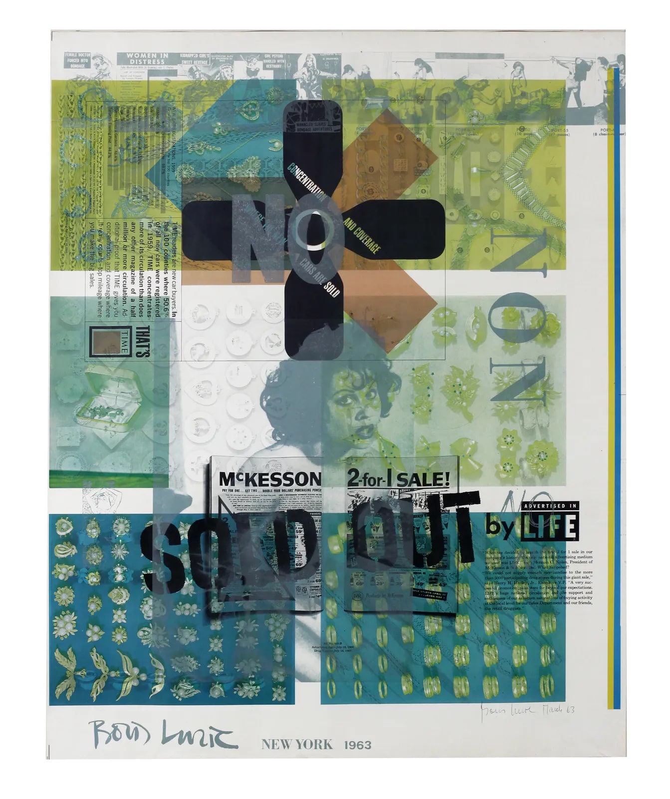 Boris Lurie, NO Poster, 1963