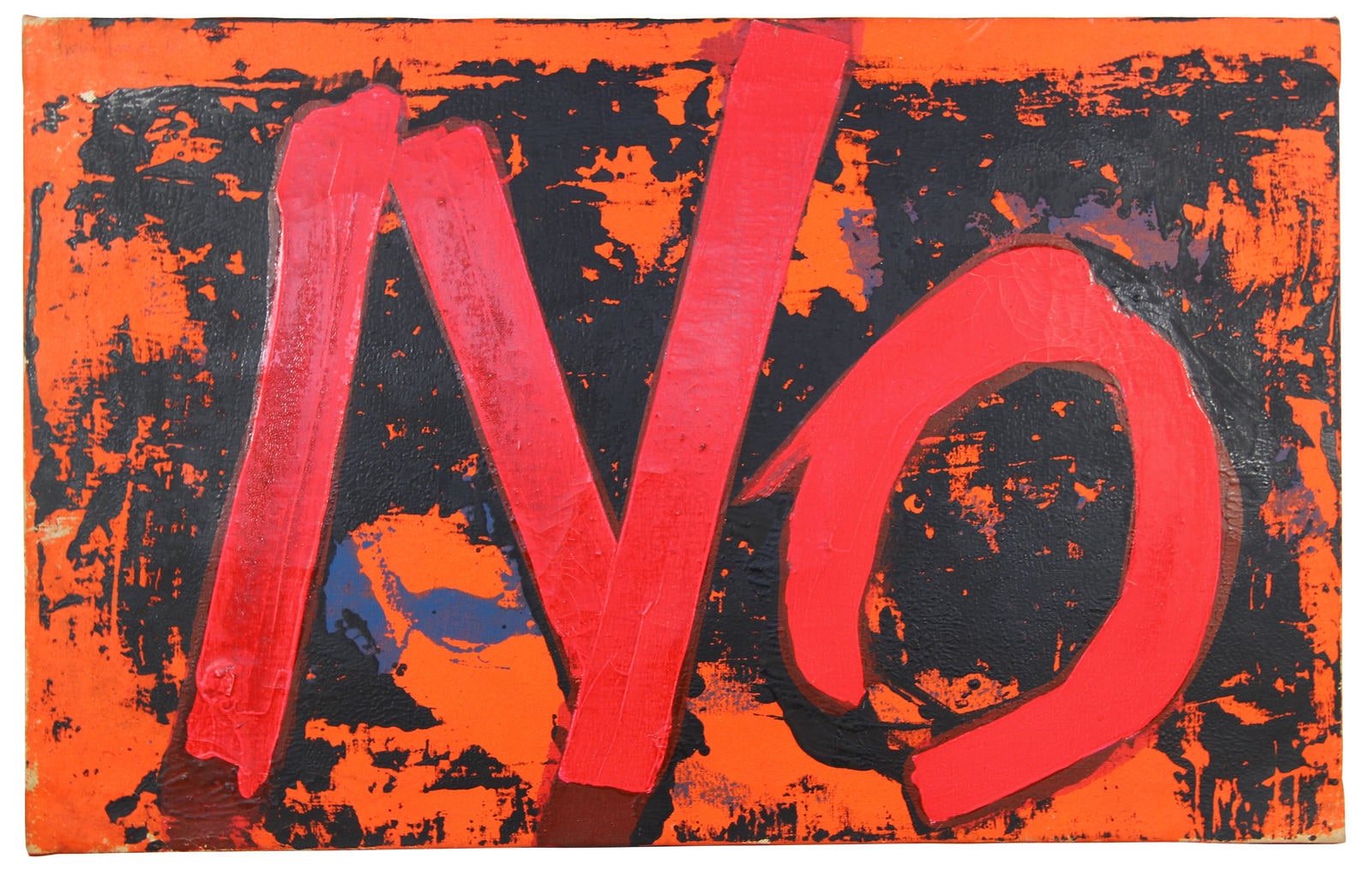 Boris Lurie, NO (Red & Black), 1963