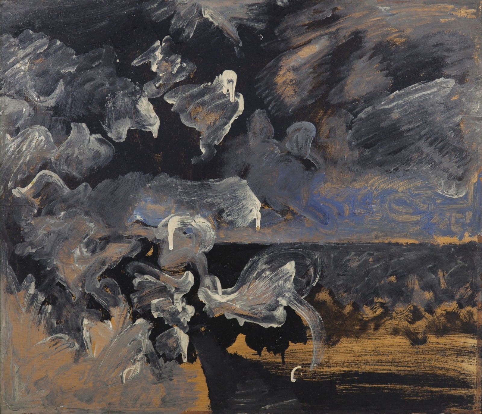 Boris Lurie, Death Landscape, 1964