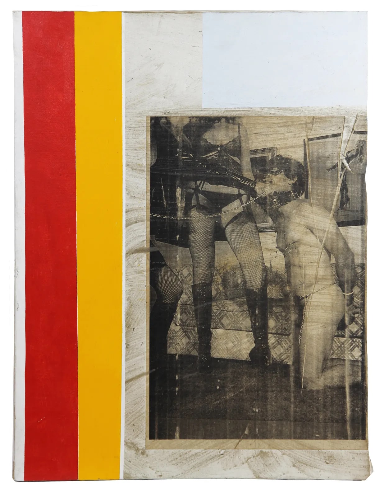 Boris Lurie, Untitled (Deliberate Pinup), 1971-73