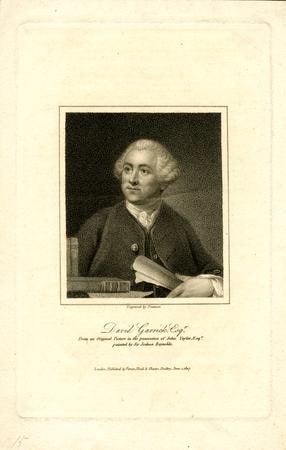 Object: David Garrick, Esqr.
