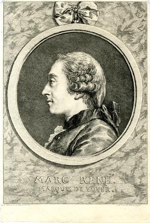Object: Marc René marquis de Voyer