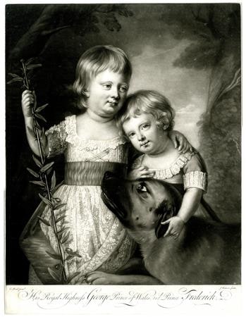 Object: His Royal Highness George Prince of Wales, and Prince Frederick
