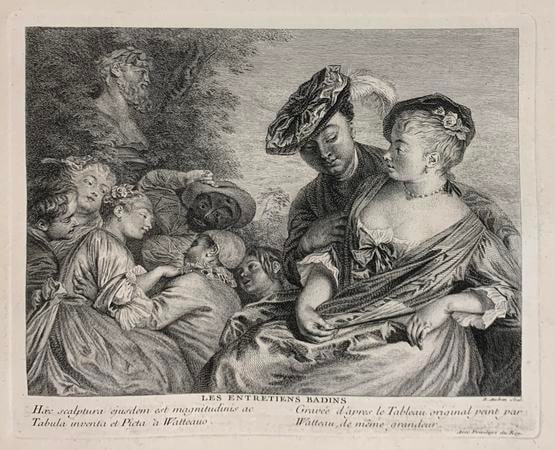 Object: Les Entretiens badins | Series: L'Oeuvre d'Antoine Watteau Peintre du Roy | Series: Recueil Jullienne