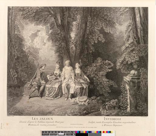 Object: Les Jaloux - Individiosi | Series: L'Oeuvre d'Antoine Watteau Peintre du Roy | Series: Recueil Jullienne