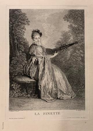 Object: La Finette | Series: L'Oeuvre d'Antoine Watteau Peintre du Roy | Series: Recueil Jullienne