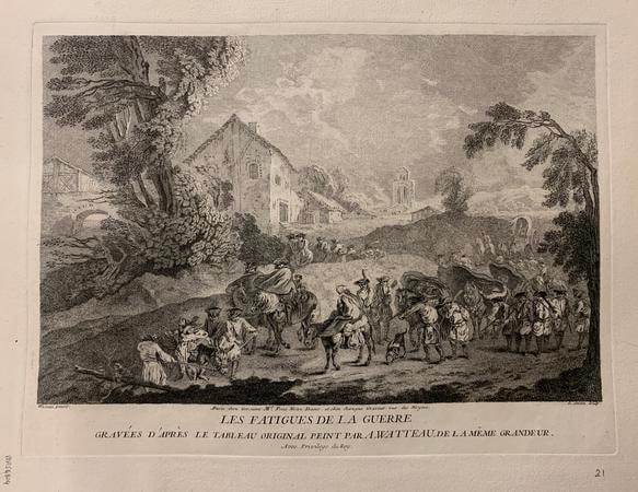 Object: Les Fatigues de la guerre | Series: L'Oeuvre d'Antoine Watteau Peintre du Roy | Series: Recueil Jullienne