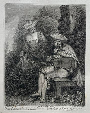 Object: Le Rendez Vous | Series: L'Oeuvre d'Antoine Watteau Peintre du Roy | Series: Recueil Jullienne