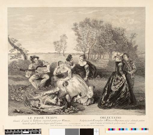 Object: Le Passe temps - Oblectatio | Series: L'Oeuvre d'Antoine Watteau Peintre du Roy | Series: Recueil Jullienne