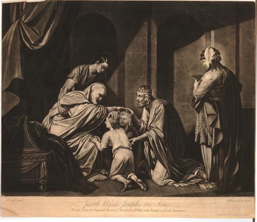 Object: Jacob blesses Joseph's two sons
