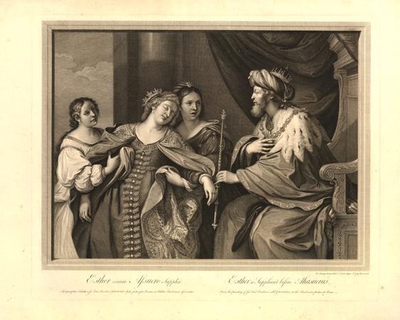 Object: Esther a Suppliant before Ahasuerus