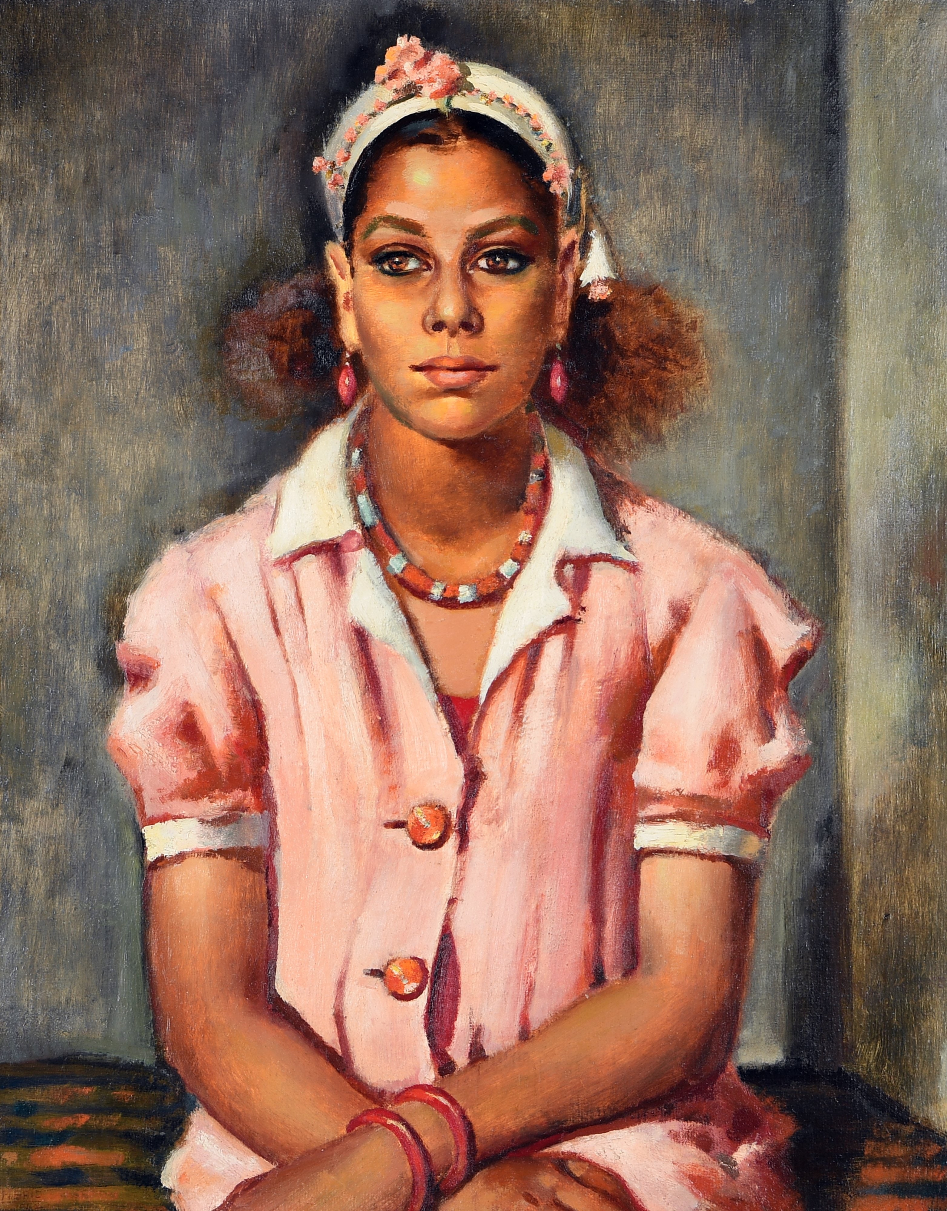 Fillette en Rose (The Girl in the Pink Dress)