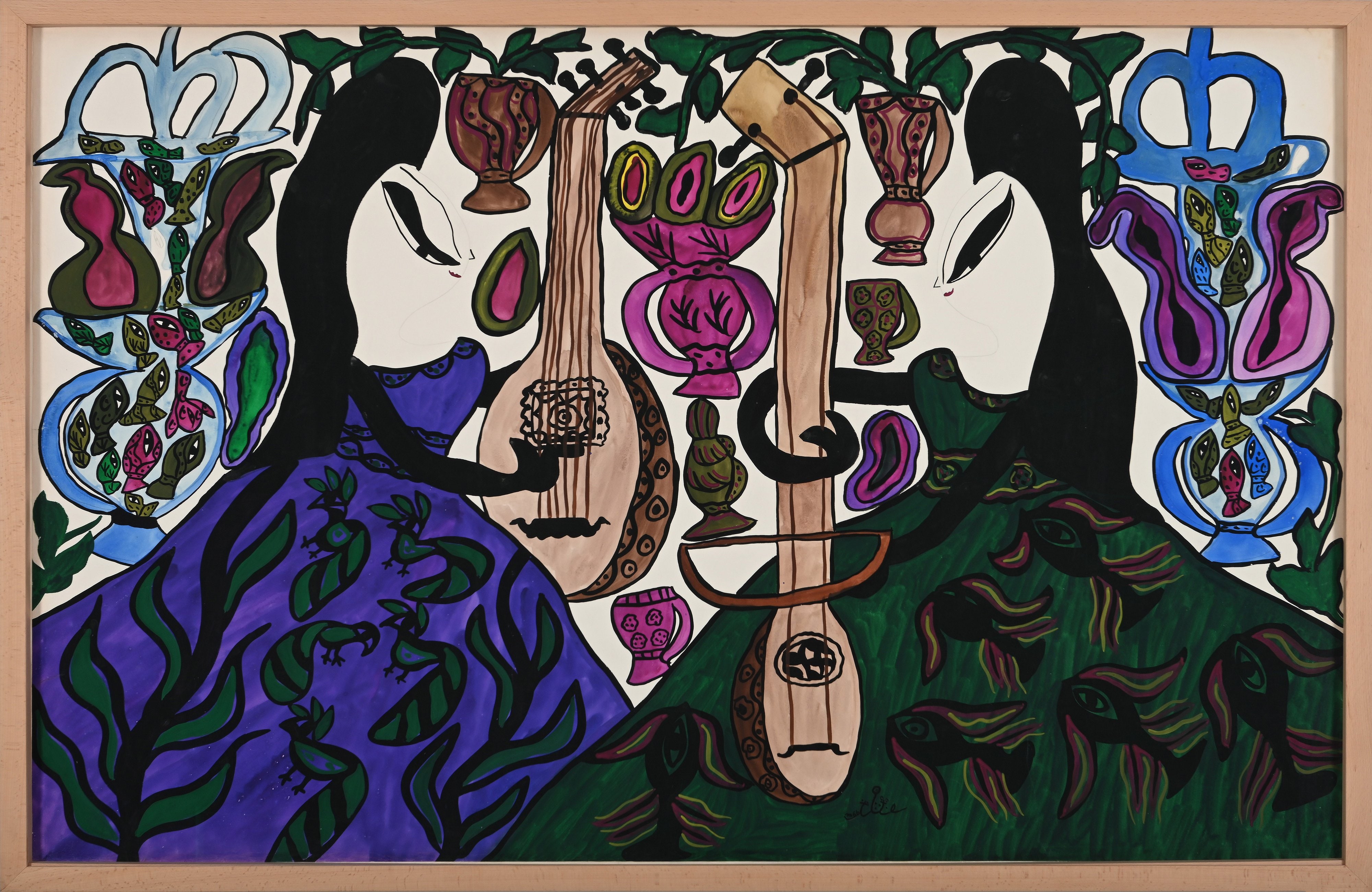 Les Deux Musiciennes (The Two Musicians)