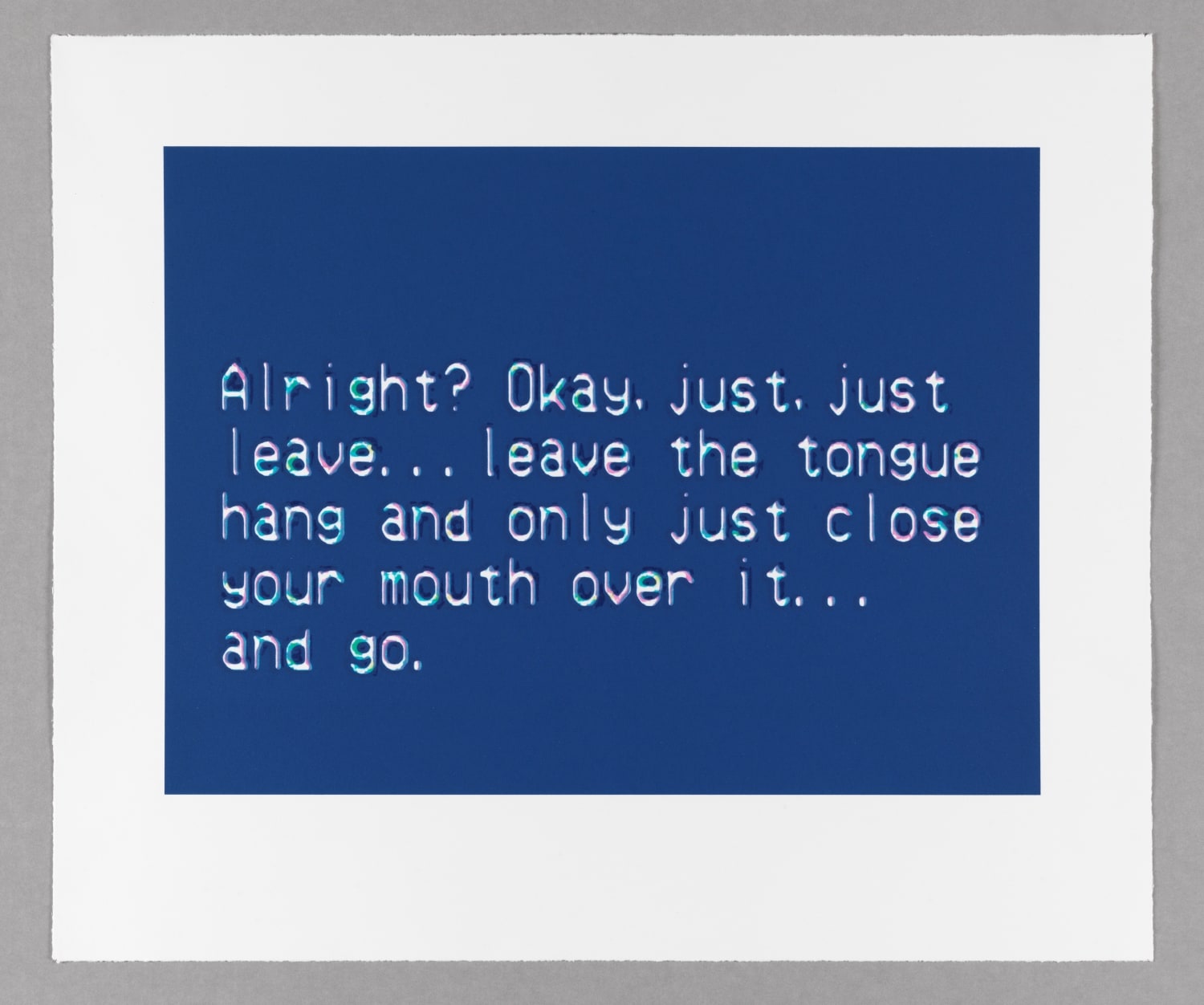 The Nature of the Beast, Tongue
