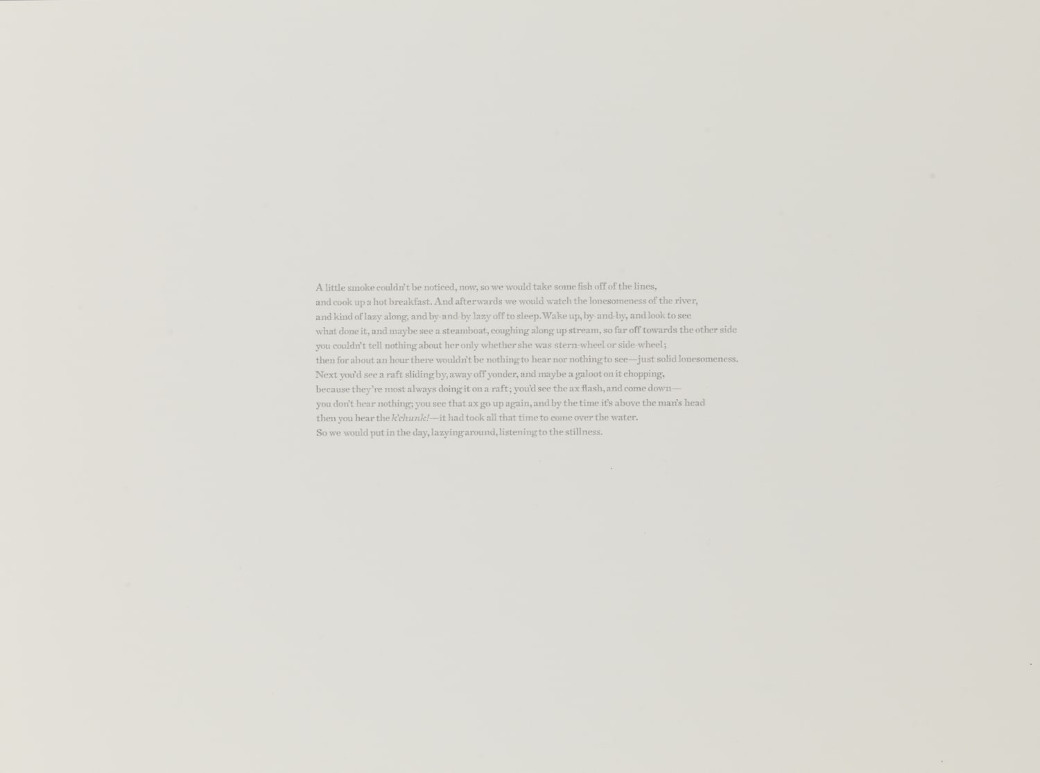 Mark Twain, Huckleberry Finn, XIX 158