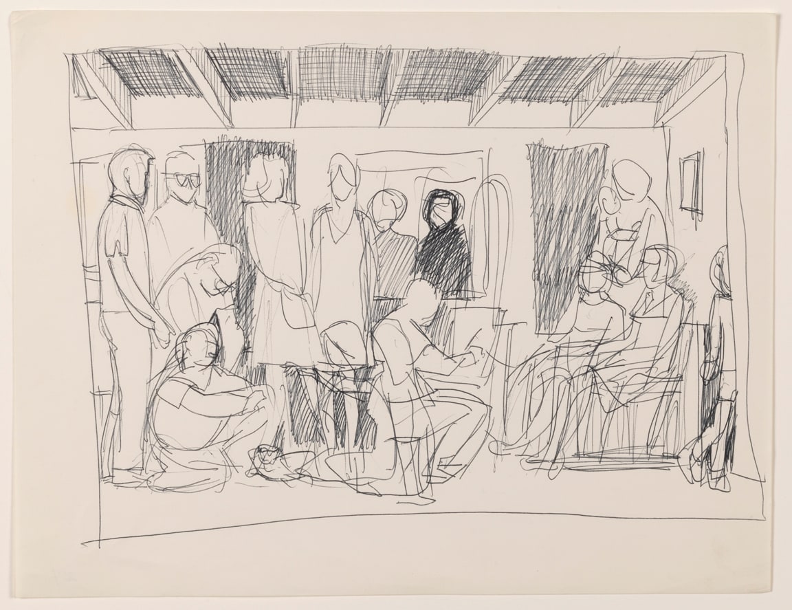 Untitled, study for “Group"