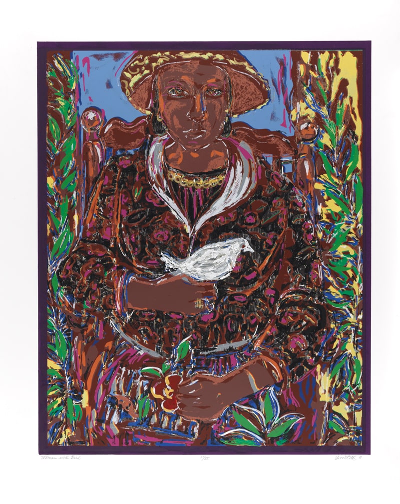 Woman with Bird